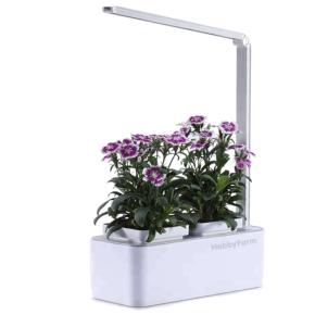 Гидропонная установка HobbyFarm Mini DQ1300, домашний умный смарт сад, с фитолампой