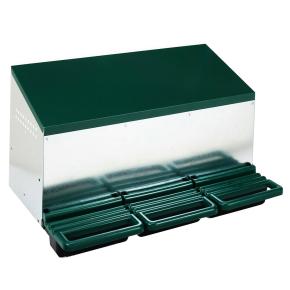 Гнездо для кур несушек наружное крепление, 3 секции, с яйцесборником