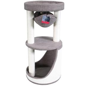 Когтеточка-комплекс с гамаком 40х40х85 см, коричневый