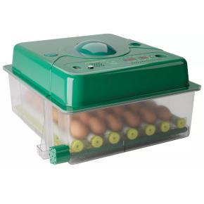 Инкубатор для яиц автоматический Des Champs ECO PROFI C-36 от сети и аккумулятора с роликовым лотком и овоскопом на 36 яиц