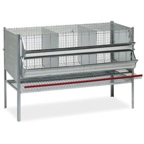 Клетка для кур на 9 голов 120 см трехсекционная
