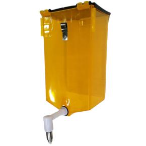 Поилка ниппельная для кроликов и птиц с бачком 1 л 90° Monoflo