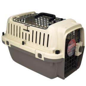 Переноска Superior Range 51х33х33 см для кошек и собак Pet Choice с креплением к ремню безопасности автомобиля и металлической верхней решеткой​