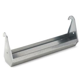 Поилка-кормушка навесная 30 см оцинкованная сталь для кроликов, кур и домашней птицы River