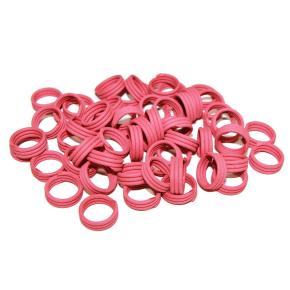 Кольца меточные 14 мм спиральные для птиц, 100 шт.