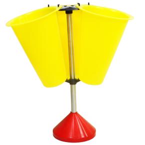 Установка для убоя кур 3 конуса, карусельная, пластик, алюминий