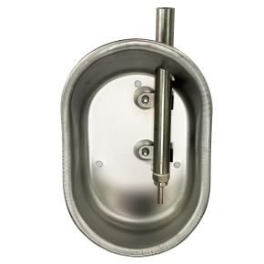 Поилка ниппельная с чашей размер M для молодняка и откормочных свиней 1/2 внутренняя/верхняя подводка