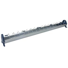 Кормушка лотковая 100 cм оцинкованная сталь для цыплят и мелкой птицы