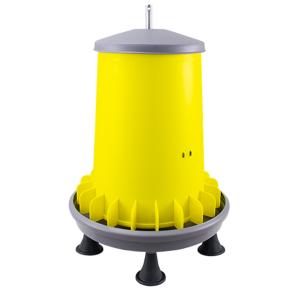 Кормушка бункерная ARCUS 15 кг пластик с разделительной решеткой на ножках