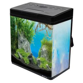 Аквариум Boyu MS-220 7,5 л с LED светильником и фильтром, черный