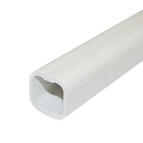 Труба поения квадратная 22х22 мм для ниппельных поилок пластиковая, 3 м