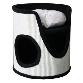 Когтеточка-домик 40х40х45 см, черный