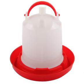 Поилка вакуумная 1 л с ручкой для цыплят, перепелов и мелкой птицы