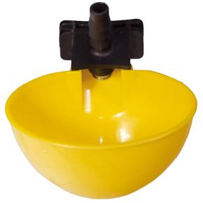 Поилка чашечная Ø80 мм, пластик с креплением на сетку