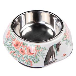 Миска со съемной чашей из нержавейки для собак и кошек, 180 мл, собака