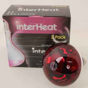 Лампа инфракрасная 150 Вт E27 R125 InterHeat красная
