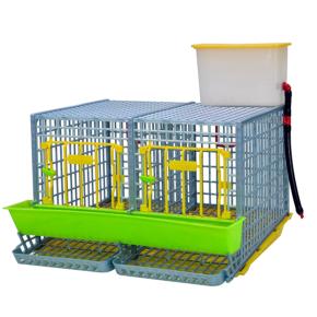 Клетка Comfortplast для кур-несушек midi 2 секции высотой по 40 см, пластиковая