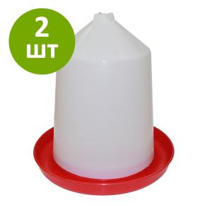 Поилка вакуумная 10 л, комплект 2 шт.