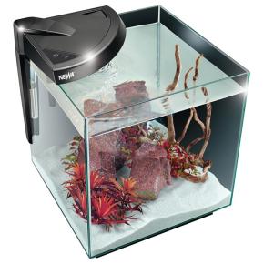 Аквариум Newa More NMO 50 Daylight LED 45 л с фильтром, нагревателем и освещением рассвет-закат, черный NEW VERSION