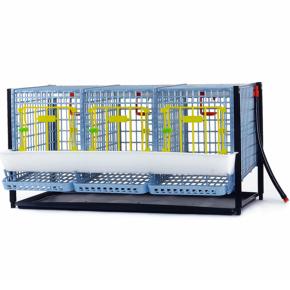 Дополнительный ярус для клетки Comfortplast для кур-несушек 3 секции, 1 ярус высотой 40 см пластиковый