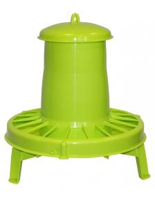 Кормушка бункерная 15 кг пластик с разделительной решеткой на ножках