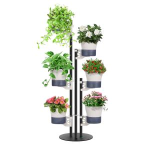 Подставка для цветов 6 уровней HobbyFarm, кашпо с автополивом