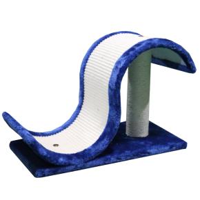 Когтеточка-волна 48х25х33 см, темно-синий