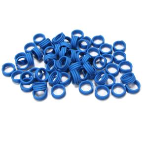 Кольца меточные 12 мм спиральные для птиц, 100 шт.