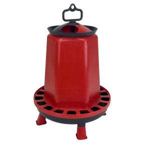 Кормушка бункерная 15 кг пластик с разделительной решеткой на ножках