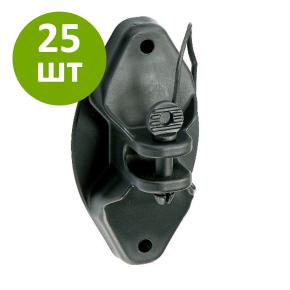 Изолятор с замком для стальной проволоки, 25 шт.