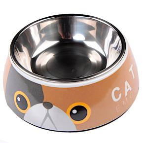 Миска со съемной чашей для собак и кошек, 17.5х17.5х6 см, 340 мл, CAT
