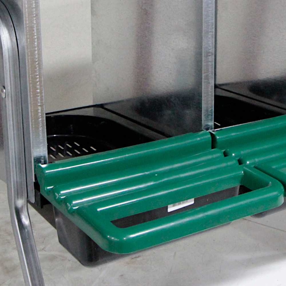 Гнездо для кур несушек Platinum, 3 секции, на ножках, с яйцесборником