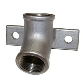 Крепление для ниппельной поилки 30°, нерж. 3/4 - 3/4"