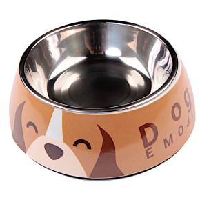 Миска со съемной чашей для собак и кошек, 17.5х17.5х6 см, 340 мл, DOG