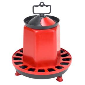 Кормушка бункерная 5 кг пластик с разделительной решеткой на ножках