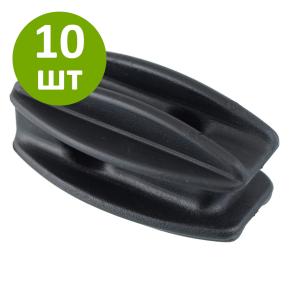 Изолятор орешковый для тросов и стальных проводов, 10 шт.