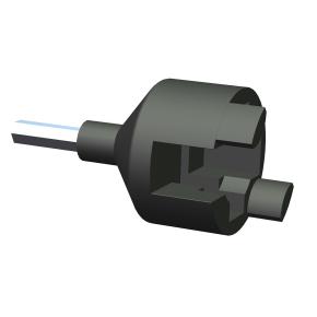 Насадка на дрель для установки кольцевых и ленточных изоляторов