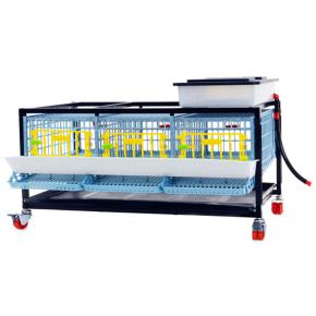 Клетка Comfortplast для перепелов с яйцесборником 3 секции, 98x61x59 см, пластиковая