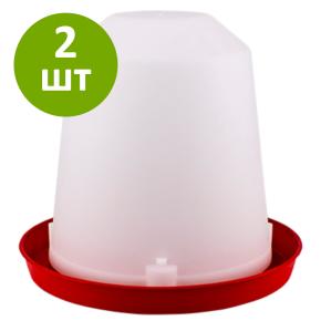 Поилка вакуумная 5 л, комплект 2 шт.