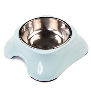 Миска для собак и кошек, 11x14.8x5 см, 150 мл, голубой