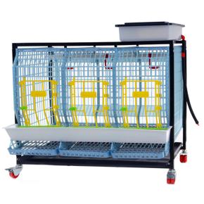 Клетка Comfortplast для кур-несушек 3 секции, 1 ярус высотой 60 см, пластиковая