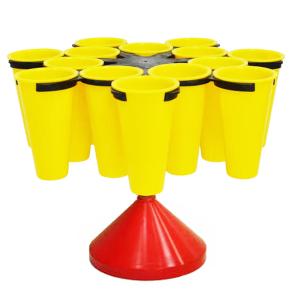 Установка для убоя перепелов 14 конусов пластик, алюминий