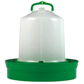 Поилка вакуумная 8 л с пробкой и ручкой, поддон 5 см