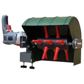 Перосъёмная насадка ощипыватель для кур и бройлеров HobbyFarm EU PROFI B настольная (красная)