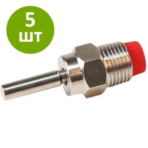 Поилка ниппельная для молодняка и откормочных свиней 1/2 дюймов с тонким штифтом, комплект 5 шт.