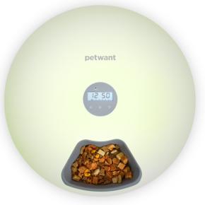 Автокормушка Petwant F6-LCD 6 секций, ж/к дисплей, зеленая