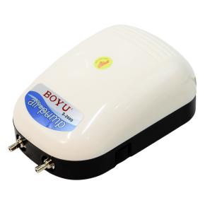 Компрессор Boyu S-2000 3 Вт для аквариума 240-480 л два канала, регулятор, низкий уровень шума