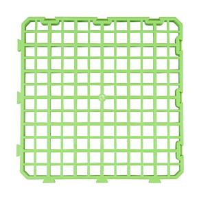 Пластиковый пол для кроликов и кур 25х25 см зеленый
