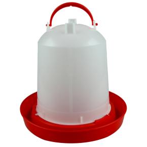 Поилка вакуумная 6 л с ручкой для кур, уток, бройлеров и других птиц