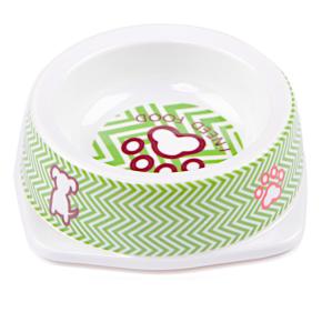 Миска для собак и кошек, 12×12×3.8 см, 130 мл, зеленый